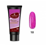 PolyGel UV /LED pentru unghii false FSM Sparkling Powder Gel 30 ML 10 Fuchsia cu Reflexii PolyGel UV /LED pentru unghii false FSM Sparkling Powder Gel 30 ML 10 Fuchsia cu Reflexii